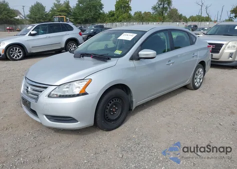 2014 Nissan Sentra Sv z USA, uszkodzony, nr VIN 3N1AB7APXEY287625